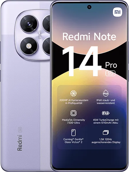 Redmi Note 14 Pro 5G Lavender Purple